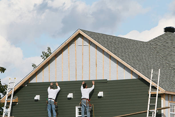 Professional Siding Replacement technician working in Brookfield, NJ